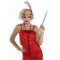 Red Deluxe 1920s Flapper Dress