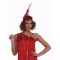 Sexy Ruby Red Dazzle Flapper 1920s Adult Costume
