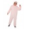 Pig Furry Hooded Onesie Adult Costume Animals