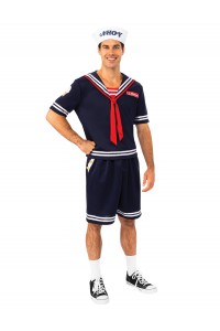 Steve Scoops Ahoy Costume - Stranger Things Adult