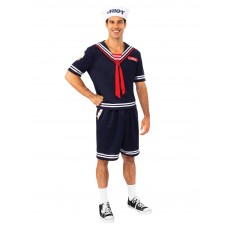 Steve Scoops Ahoy Costume - Stranger Things Adult Steve Scoops Ahoy Costume - Stranger Things Adult