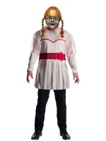 Annabelle Costume Top And Mask for Adult Halloween