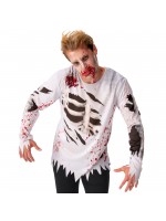 Zombie Halloween Costume Adult Top