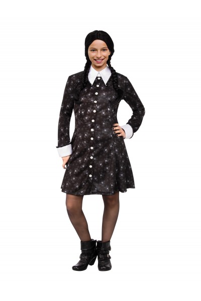 Wednesday Addams Child Costume