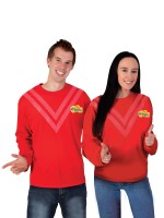 Red Wiggle Costume Adult Top