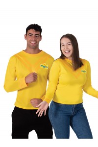 Yellow Wiggle Costume Adult Top