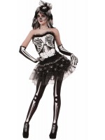 Skeleton Halloween Bone Adult Tutu