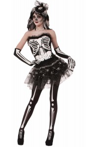 Skeleton Halloween Bone Adult Tutu