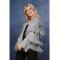 Fever Silver Tinsel Festival Jacket for Adult