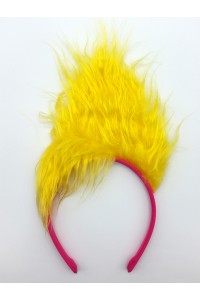 Viva Trolls 3 - Headband With Attached Hair