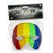 Rainbow Half Mask for Adult Mardi Gras - Accessory