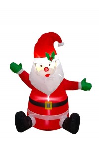 Santa Claus Inflatable - 4ft Tall Christmas