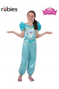 Jasmine Sparkle Deluxe Child Costume Aladdin