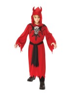 Skeleton Halloween Robe Child Costume