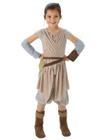 Rey Star Wars Deluxe Grey Child Costume