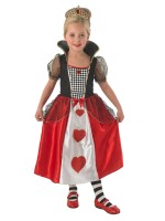 Queen Of Hearts Child Costume Alice In Wonderland