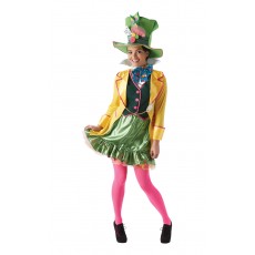 Mad Hatter Alice In Wonderland Ladies Adult Costume Mad Hatter Alice In Wonderland Ladies Adult Costume