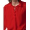 Adult Red Cotton Pirate Costume Shirt