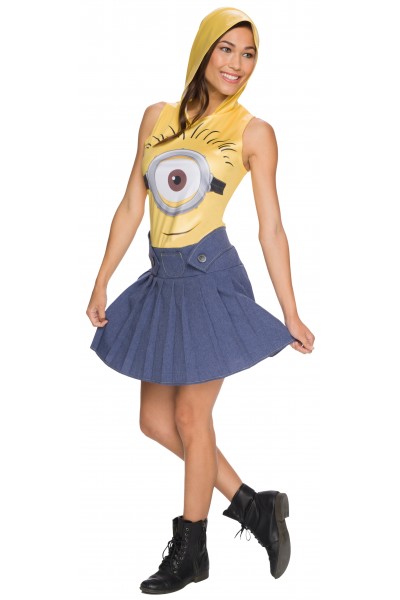 Minion Face Adult Dress