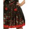 Red Rose Day Of The Dead Halloween Adult Costume