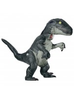Velociraptor Blue Inflatable Adult Costume Jurassic World