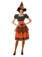 Polka Dot Witch Adult Costume