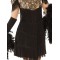 Adult Gold Flapper Dress