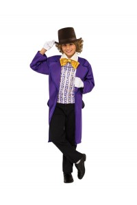 Willy Wonka Deluxe Child Costume Charlie & The Chocolate Factory