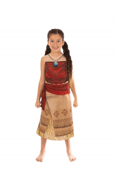 Moana Deluxe Live Action Movie Child Costume