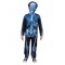 Skeleton Neon Blue Child Costume