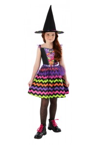 Barbie Witch Colourful Child Costume