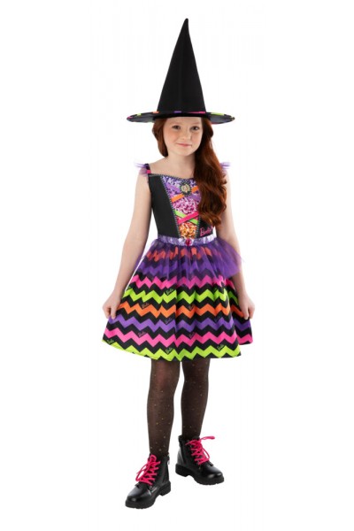 Barbie Witch Colourful Child Costume