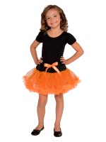 Orange Halloween Tutu Child Skirt