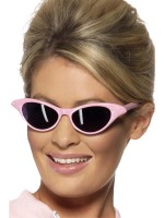 Rock & Roll Sunglasses - Pink, Adult
