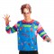 Chucky Costume Top & Mask for Adult
