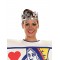 Queen Of Hearts Playing Card Costume for Adult