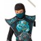 Blue Dragon Ninja Japanese Child Costume