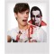 Vampire Halloween Selfie Shocker Adult Costume Vampire Halloween Selfie Shocker Adult Costume