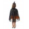 Witch Black & Gold Star Cape for Child