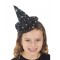 Witch Black & Gold Star Headband for Child