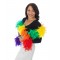 Rainbow Feather Boa Mardi Gras