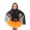 Witch Black & Gold Star Cape for Child