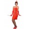 Flapper Red Dress Adult Costume