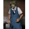 Texas Chainsaw Massacre Leatherface With Old Lady Mask 8in Clothed Action Figure (Window Box)