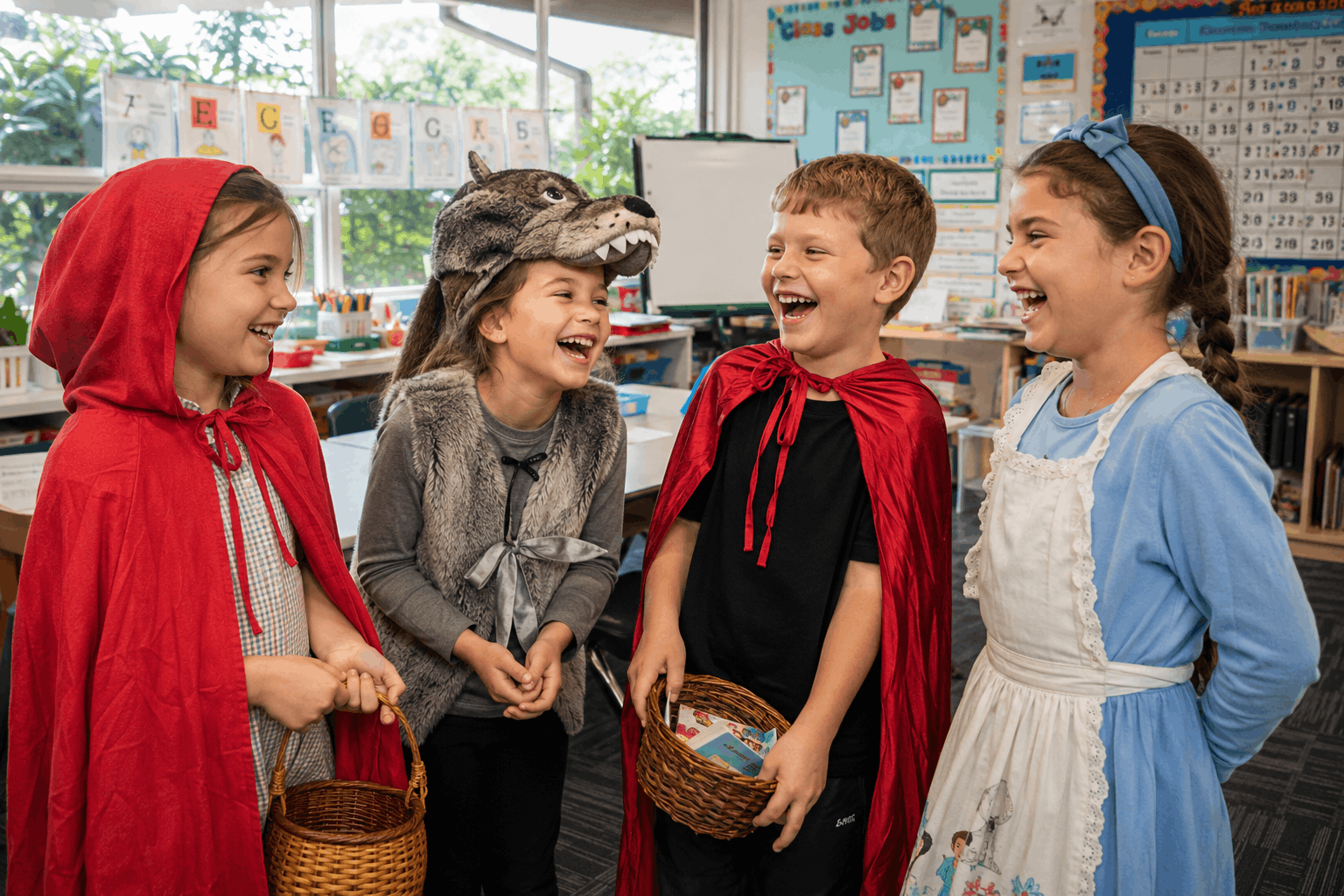 Comfortable last-minute Book Week costume options for children